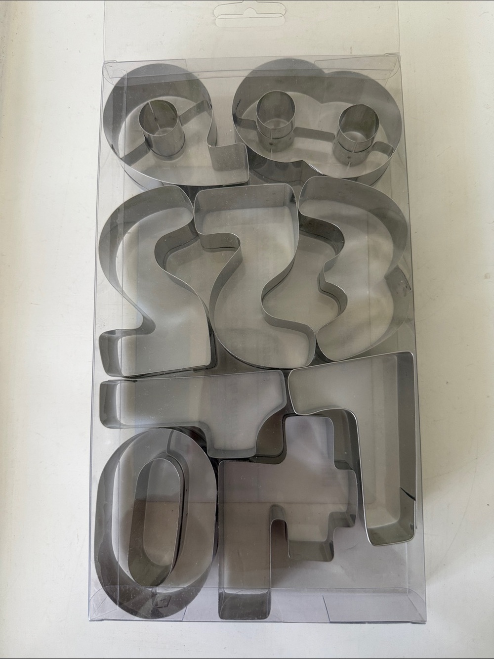 Ateco 9 Piece Stainless Steel Numbers Cookie Cutter Set - NEW - Picture 3 of 4